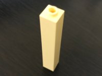 LEGO part Stein 1 x 1 x 5 - blockiert offener Stift oder hohler Stift 2453a