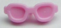 LEGO part Friends Accessories Glasses, Oval Shaped with Small Pin 93080l