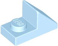 LEGO part Slope 45 2 x 1 with 2/3 Cutout 92946