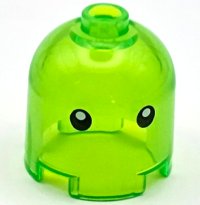 LEGO part Brick, Round 2 x 2 x 1 2/3 Dome Top with Black Eyes and White Pupils Pattern (Z-Blob) 30151pb05