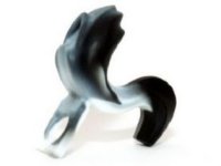 LEGO part Minifigur Kostüm Schwanz Buschig mit marmoriertem weißem Muster 11101pb01