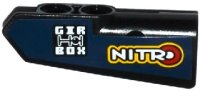 LEGO part Technic, Panel Fairing #22 Very Small Smooth, Side A with 'NITRO' and 'GIR BOX' Pattern (Sticker) - Set 42033 11947pb011