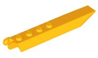 LEGO part Hinge Plate 1 x 8 with Angled Side Extensions, 9 Teeth and Rounded Plate Underside 30407