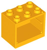 LEGO part Container, Cupboard 2 x 3 x 2 - Hollow Studs 4532b