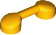 LEGO part Bar 1 x 3 with 2 Stud Receptacles (Radio Handle / Telephone Handset) 6190