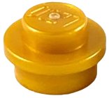 LEGO part Plate, Round 1 x 1 4073