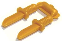 LEGO part Minifigure, Weapon Knives, 2 on Sprue 44658