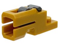 LEGO part Projectile Launcher, 1 x 2 Mini Blaster / Tile Shooter with Dark Bluish Gray Trigger (69754 / 69755) 69754c01