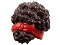 LEGO part Mini Doll, Hair Coiled, Pulled Up with Molded Red Head Wrap Pattern 79984pb04