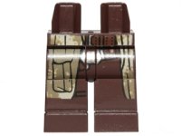 LEGO part Hips and Legs with SW Camouflage Coattails Pattern (Han Solo Endor) 970c00pb0409