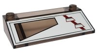 LEGO part Slope 33 3 x 6 with Inner Walls with ARC-170 Starfighter Pattern Model Left Side 3939px1