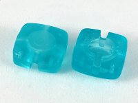 LEGO part Clikits, Icon Square 2 x 2 Small with Hole, Frosted (Solid and Transparent Colors) 45469