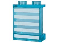LEGO part Panel 1 x 2 x 2 with Side Supports - Hollow Studs with 5 White Stripes Pattern (Sticker) - Set 60023 87552pb015