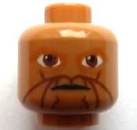LEGO part Minifigure, Head Alien with SW Eeth Koth Pattern 3626pb0625