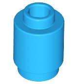 LEGO part Brick, Round  1 x 1 3062