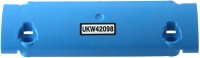 LEGO part Technic, Panel Curved 11 x 3 with Black 'UKW42098' on White Background Pattern (Sticker) - Set 42098 62531pb047