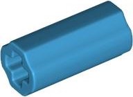 LEGO part Technic, Axle Connector 2L (Smooth with x Hole + Orientation) 6538c