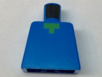 LEGO part Torso Pixelated Green Neck Pattern (Minecraft Zombie) 973pb1814