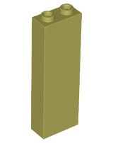 LEGO onderdeel Steen 1 x 2 x 5 - Geblokkeerd Open Studs of Hol Studs 2454