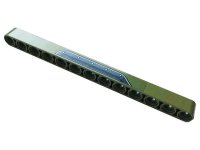 LEGO onderdeel Technic, Liftarm Thick 1 x 13 with Door Plate with Rivets Pattern Model Left Side (Sticker) - Set 42110 41239pb023L