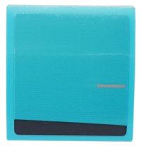LEGO part Schräge, Gebogen 2 x 2 x 2/3 mit Schwarzer Streifen und Silberlinie auf Mittelhellblau Hintergrund Muster Modell Rechte Seite (Aufkleber) - Set 76898 15068pb288R