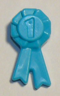 LEGO part Friends Accessories Award Ribbon with Number 1 92355e