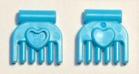 LEGO part Friends Accessories Comb, Small with Heart 92355g