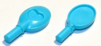 LEGO part Friends Accessories Hand Mirror with Heart on Reverse 93080b