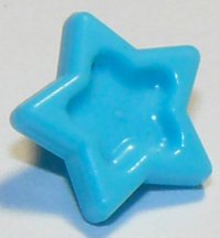 LEGO part Friends Accessories Hair Decoration, Star with Small Pin 93080f