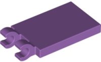 LEGO part Piastrella Modificata 2 x 3 con 2 Clip O Aperti 30350b