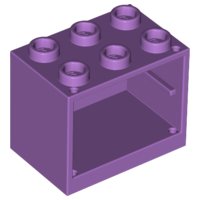 LEGO part Container, Cupboard 2 x 3 x 2 - Hollow Studs 4532b