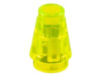 LEGO part Cone 1 x 1 with Top Groove 4589b