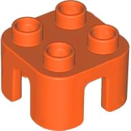 LEGO part Duplo, Furniture Chair with 4 Studs 65273