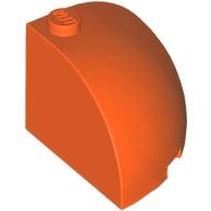 LEGO part Brick, Round Corner 3 x 3 x 2 Dome Top 88293
