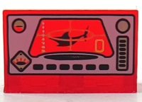 LEGO part Panel 1 x 2 x 1 with Ogel Control Panel Pattern 4865pb006