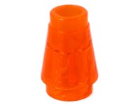 LEGO part Cone 1 x 1 with Top Groove 4589b