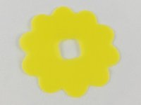 LEGO part Clikits, Icon Accent Rubber Flower 10 Petals 4 1/8 x 4 1/8 46469