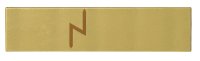 LEGO part Tile 1 x 4 with Medium Nougat Zigzag / Lightning Bolt Scar Pattern (BrickHeadz Harry Potter Forehead) 2431pb0527
