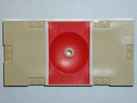 LEGO part Sports Field Section 8 x 16 with Basketball Lane Pattern 30489pb01