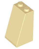 LEGO part Slope 75 2 x 2 x 3 - Solid Studs 3684c