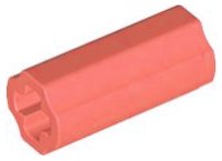 LEGO part Technic, Axle Connector 2L (Smooth with x Hole + Orientation) 6538c