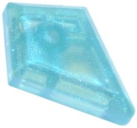 LEGO part Tile, Modified 1 x 2 Diamond 35649