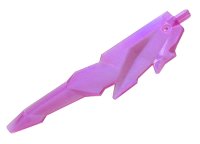 LEGO onderdeel Large Figure Weapon, Blade Crystal Shard with Axle 98856