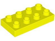 LEGO part Duplo, Plate 2 x 4 x 1/2 (Thick) 40666