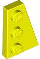LEGO part Wedge, Plate 3 x 2 Right 43722