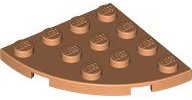 LEGO part Platte, abgerundete Ecke 4 x 4 30565