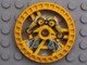 LEGO part Technic, Disk 5 x 5 - RoboRider Talisman Wheel, Scout Mold with Robot Pattern 32351pb01