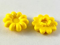 LEGO part Clikits, Icon Flower 10 Petals 2 x 2 Small with Pin, Frosted (Solid and Transparent Colors) 45456