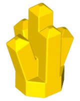 LEGO part Rock 1 x 1 Crystal 5 Point 52