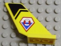 LEGO part Tail Shuttle with Coast Guard Logo and Black Chevron Pattern on Both Sides (Stickers) - Set 7044 6239pb014